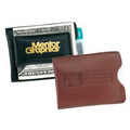 Top Grain Leather Magnetic Money Clip Card Case - Domestic